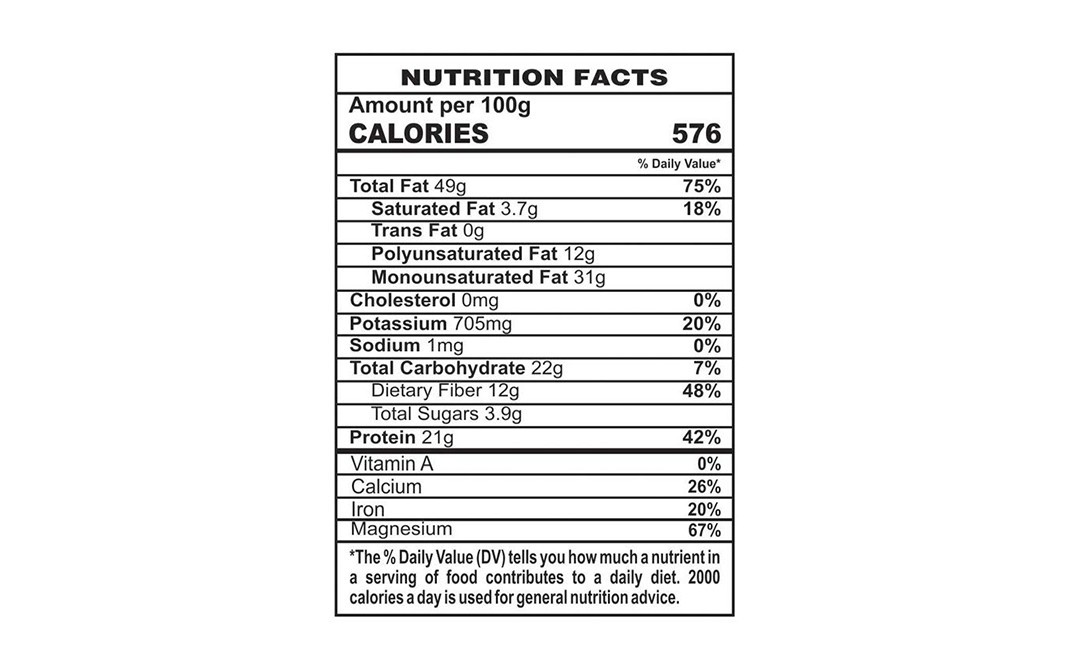 Orgabite Organic Almond    Pack  400 grams